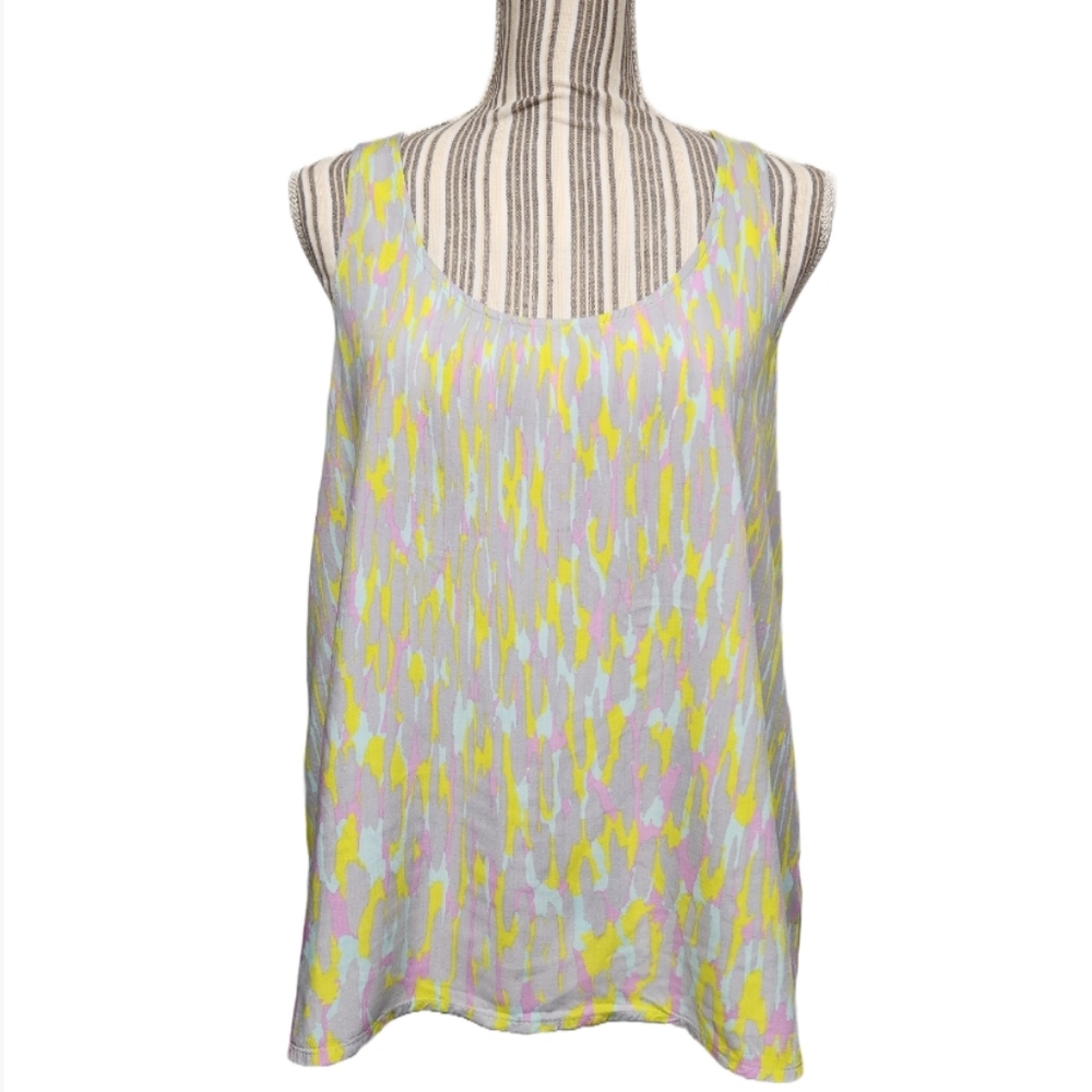 Splendid Flowy Pastel Tank Top (M)